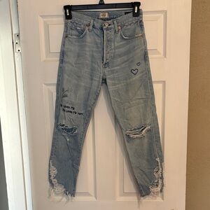 Citizens Of Humanity Light Blue Denim Jeans